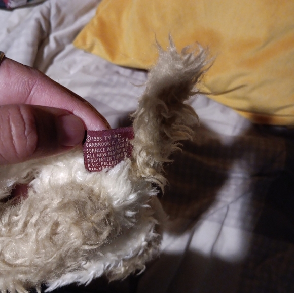 Vintage 1993 Ty Attic Treasures Scruffy Dog Jointed 9"  Retired - Picture 6 of 6